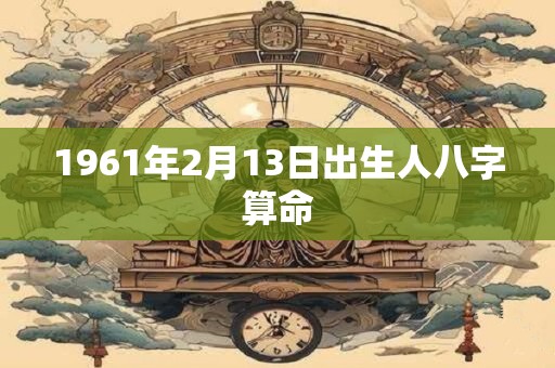 1961年2月13日出生人八字算命