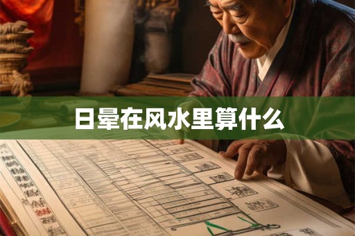 日晕在风水里算什么 日晕在风水里算什么