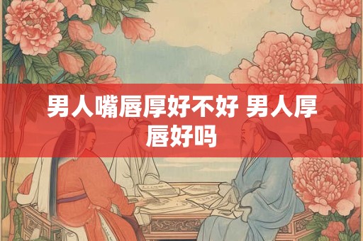 男人嘴唇厚好不好 男人厚唇好吗