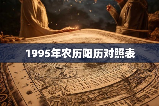 1995年农历阳历对照表