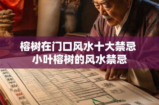 榕树在门口风水十大禁忌 小叶榕树的风水禁忌