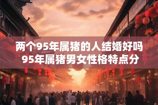 两个95年属猪的人结婚好吗 95年属猪男女性格特点分析