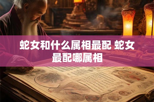 蛇女和什么属相最配 蛇女最配哪属相
