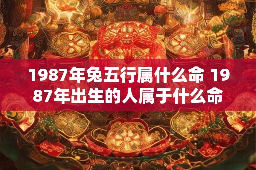 1987年兔五行属什么命 1987年出生的人属于什么命
