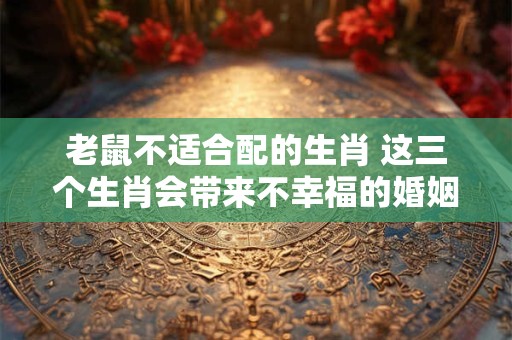 老鼠不适合配的生肖 这三个生肖会带来不幸福的婚姻关系