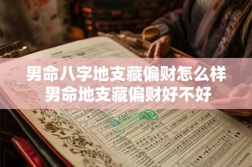 男命八字地支藏偏财怎么样 男命地支藏偏财好不好