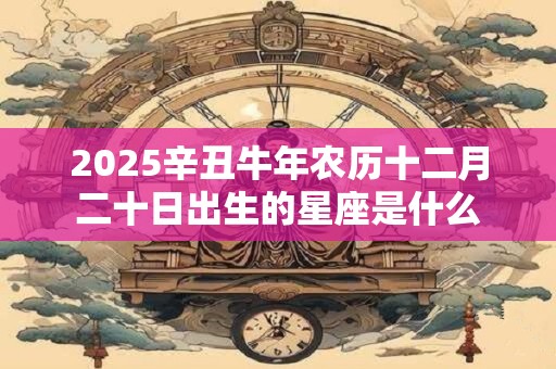 2025辛丑牛年农历十二月二十日出生的星座是什么