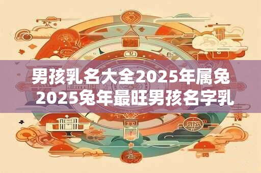 男孩乳名大全2025年属兔  2025兔年最旺男孩名字乳名