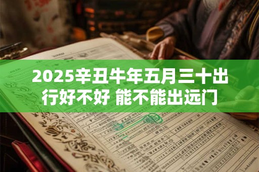 2025辛丑牛年五月三十出行好不好 能不能出远门
