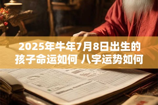 2025年牛年7月8日出生的孩子命运如何 八字运势如何