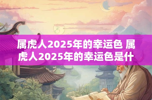 属虎人2025年的幸运色 属虎人2025年的幸运色是什么