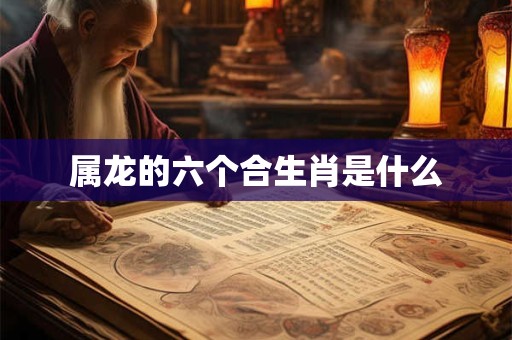 属龙的六个合生肖是什么