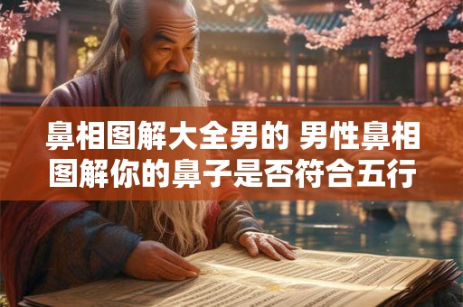 鼻相图解大全男的 男性鼻相图解你的鼻子是否符合五行要求