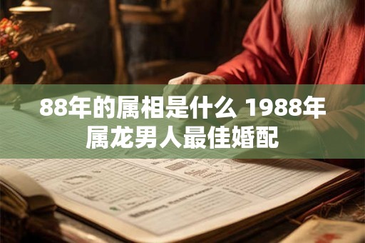 88年的属相是什么 1988年属龙男人最佳婚配