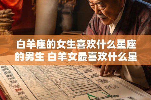 详细阅读:白羊座的女生喜欢什么星座的男生 白羊女最喜欢什么星座男 白羊座的女生喜欢什么星座的男生 白羊女最喜欢什么星座男