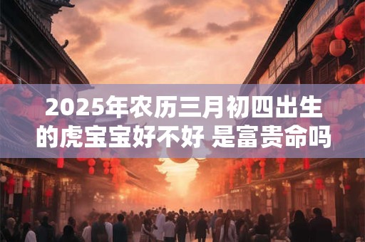2025年农历三月初四出生的虎宝宝好不好 是富贵命吗