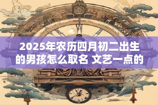 2025年农历四月初二出生的男孩怎么取名 文艺一点的名字