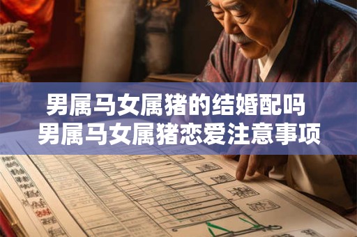 男属马女属猪的结婚配吗 男属马女属猪恋爱注意事项