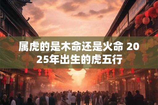 属虎的是木命还是火命 2025年出生的虎五行