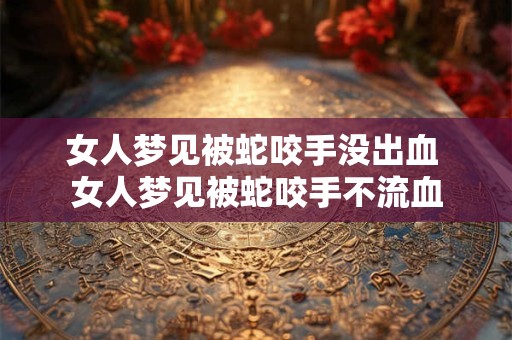 女人梦见被蛇咬手没出血 女人梦见被蛇咬手不流血