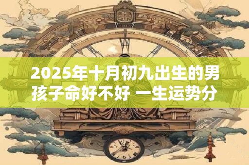 2025年十月初九出生的男孩子命好不好 一生运势分析