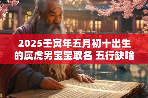 2025壬寅年五月初十出生的属虎男宝宝取名 五行缺啥