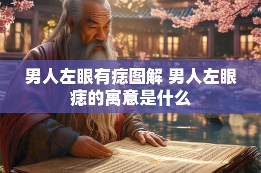 男人左眼有痣图解 男人左眼痣的寓意是什么