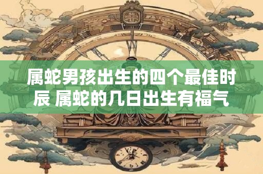 属蛇男孩出生的四个最佳时辰 属蛇的几日出生有福气