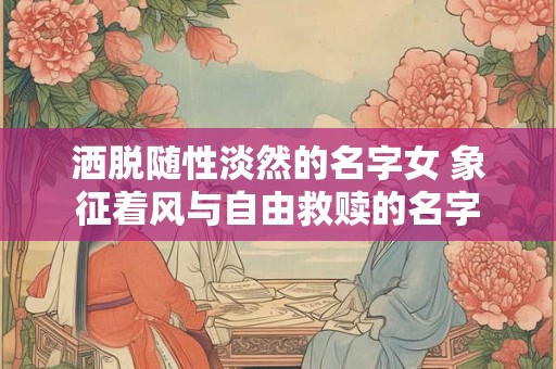 洒脱随性淡然的名字女 象征着风与自由救赎的名字