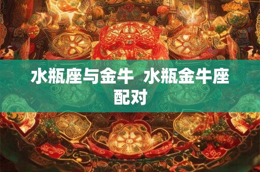 水瓶座与金牛  水瓶金牛座配对