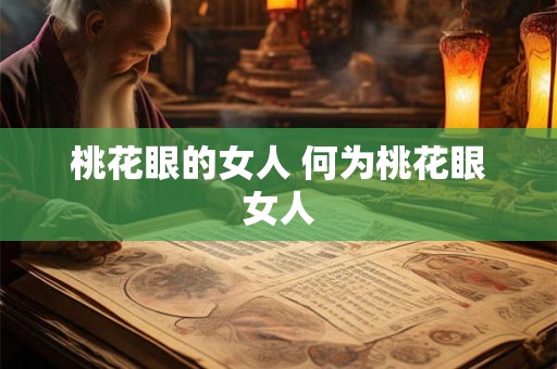 桃花眼的女人 何为桃花眼女人