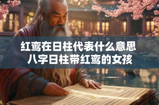 红鸾在日柱代表什么意思 八字日柱带红鸾的女孩
