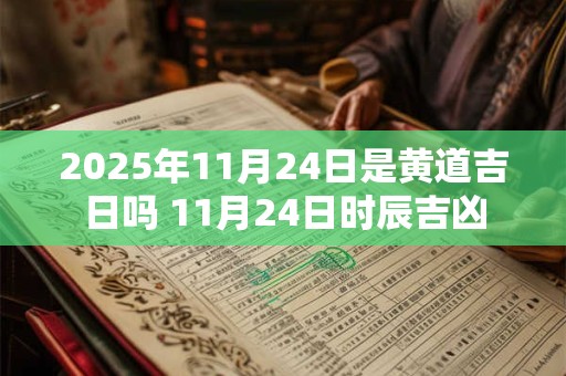 2025年11月24日是黄道吉日吗 11月24日时辰吉凶