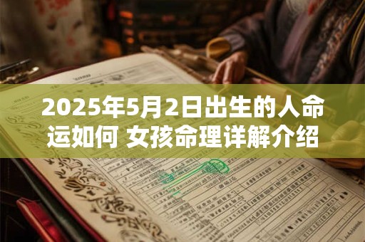 2025年5月2日出生的人命运如何 女孩命理详解介绍