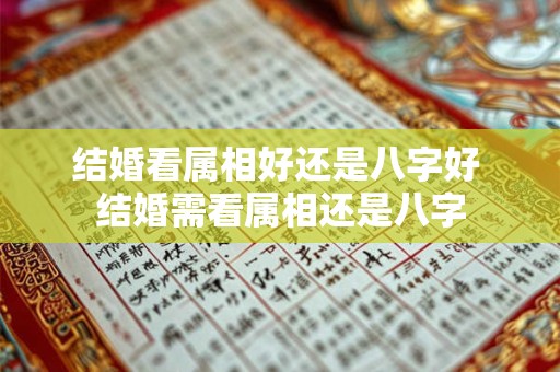 结婚看属相好还是八字好 结婚需看属相还是八字
