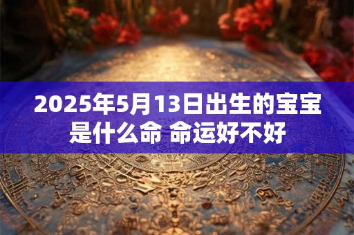2025年5月13日出生的宝宝是什么命 命运好不好
