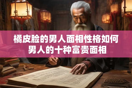 橘皮脸的男人面相性格如何 男人的十种富贵面相