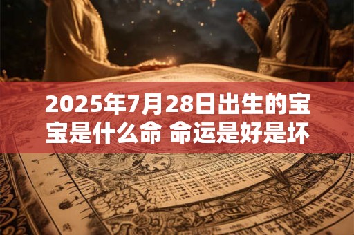 2025年7月28日出生的宝宝是什么命 命运是好是坏