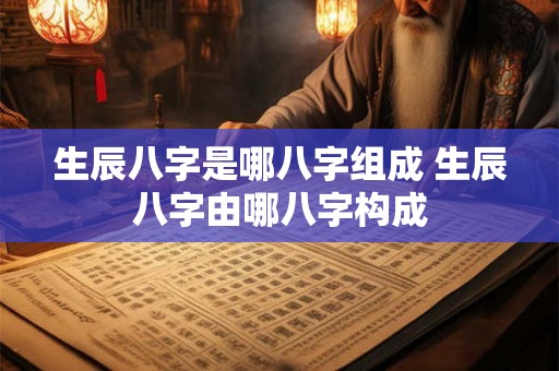 生辰八字是哪八字组成 生辰八字由哪八字构成