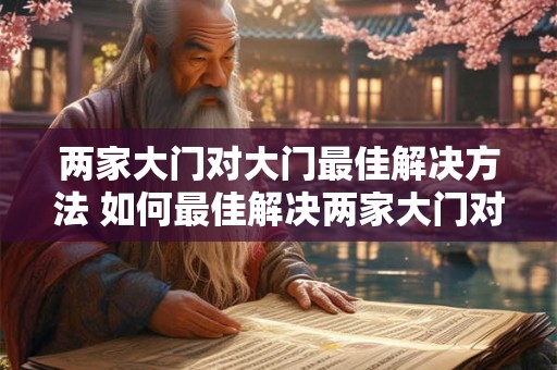 两家大门对大门最佳解决方法 如何最佳解决两家大门对大门的问题