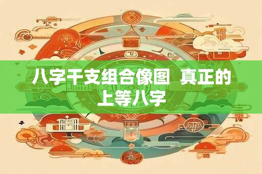 八字干支组合像图  真正的上等八字