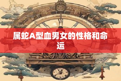 属蛇A型血男女的性格和命运