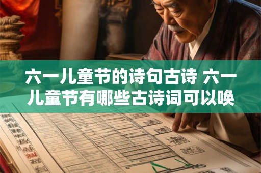 六一儿童节的诗句古诗 六一儿童节有哪些古诗词可以唤起童年回忆