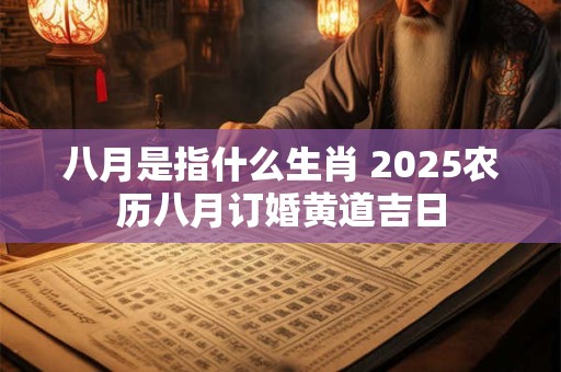 八月是指什么生肖 2025农历八月订婚黄道吉日 八月是指什么生肖 2025农历八月订婚黄道吉日