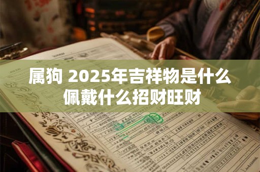 属狗 2025年吉祥物是什么 佩戴什么招财旺财