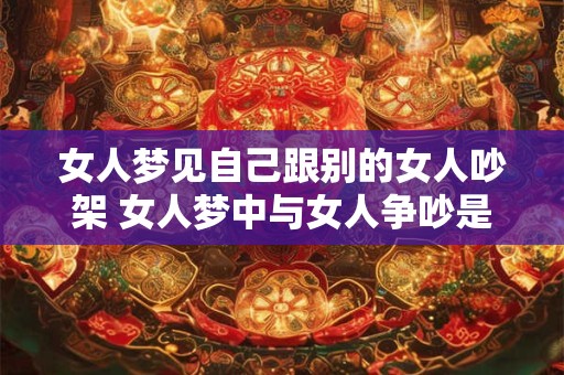 女人梦见自己跟别的女人吵架 女人梦中与女人争吵是什么意思