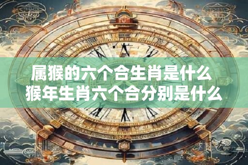 属猴的六个合生肖是什么 猴年生肖六个合分别是什么