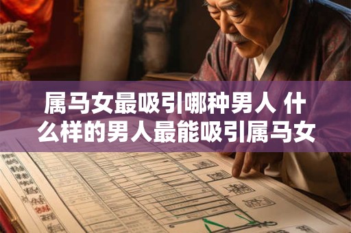 属马女最吸引哪种男人 什么样的男人最能吸引属马女