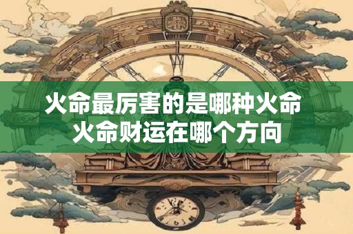 火命最厉害的是哪种火命 火命财运在哪个方向