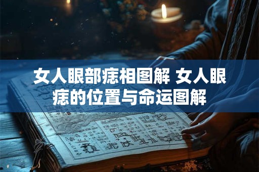 女人眼部痣相图解 女人眼痣的位置与命运图解